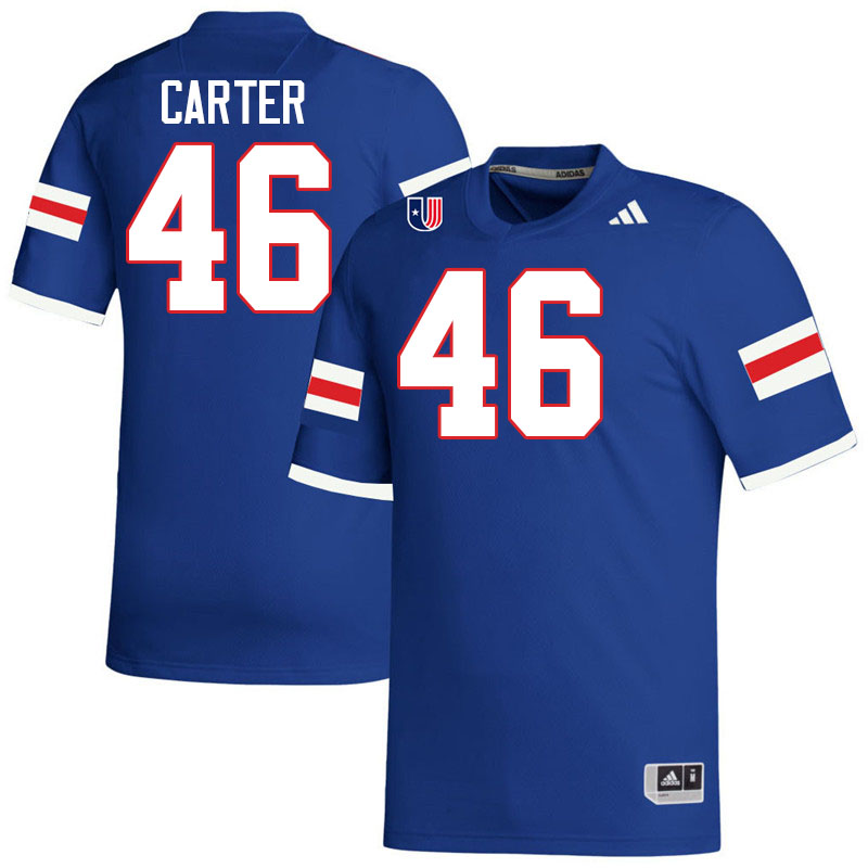 West Georgia Wolves #46 Jay Carter College Football Jerseys,Uniforms-Blue